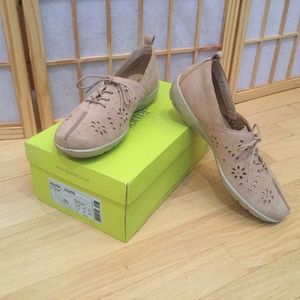 Hotter Jayda taupe nubuck sz 9 slim women's shoes